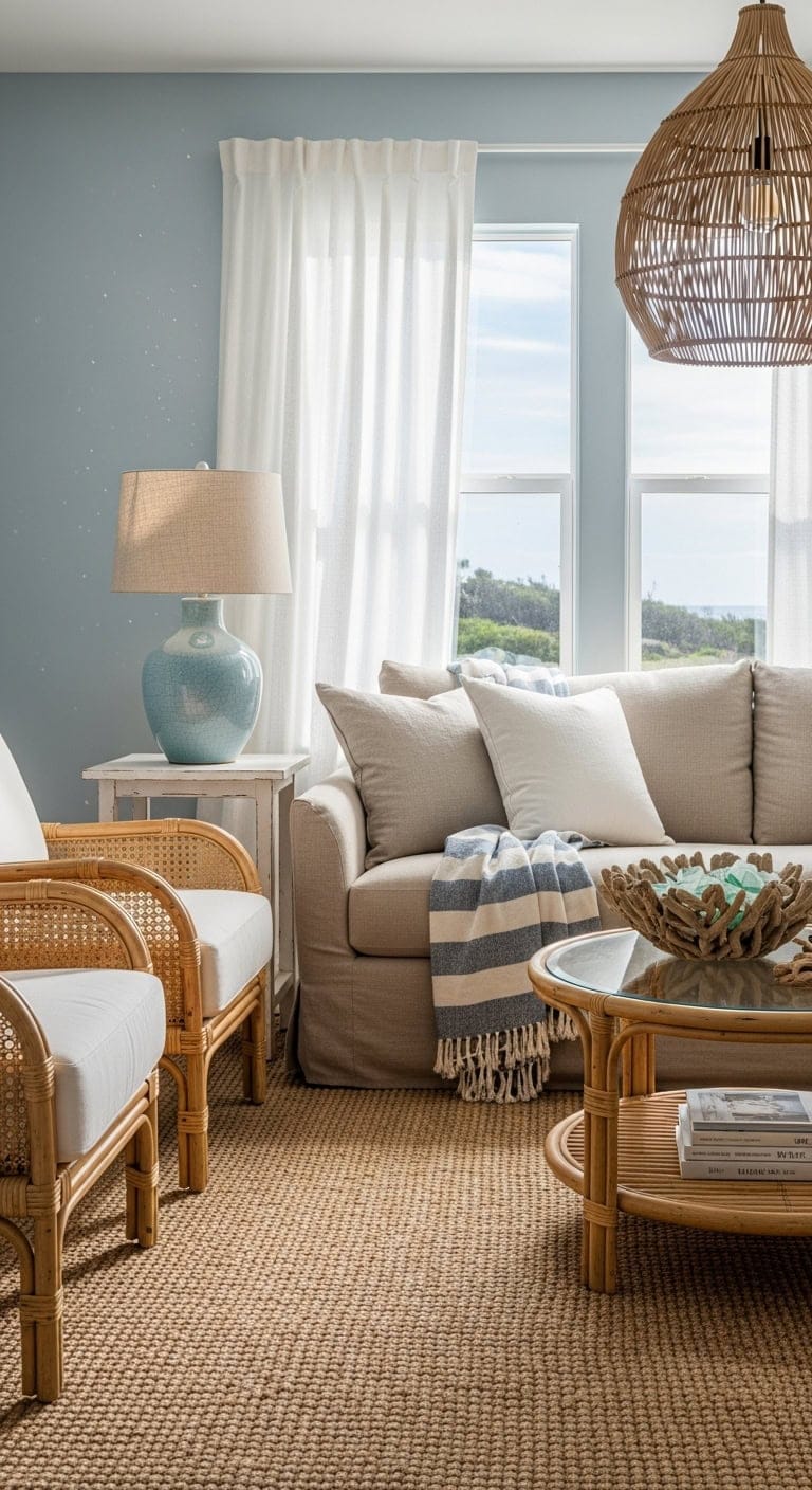 relaxed coastal living room sanctuary