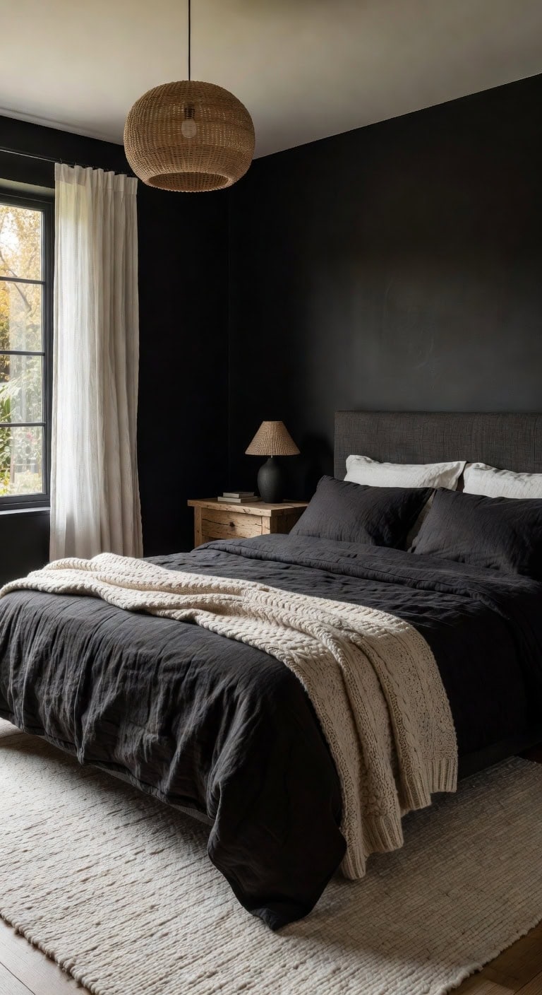 relaxed everyday luxury with black linen