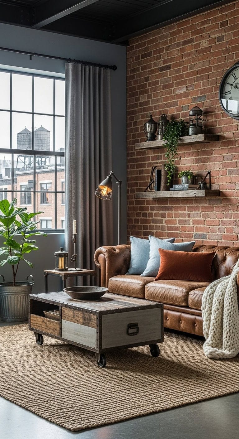 relaxed urban loft ambiance