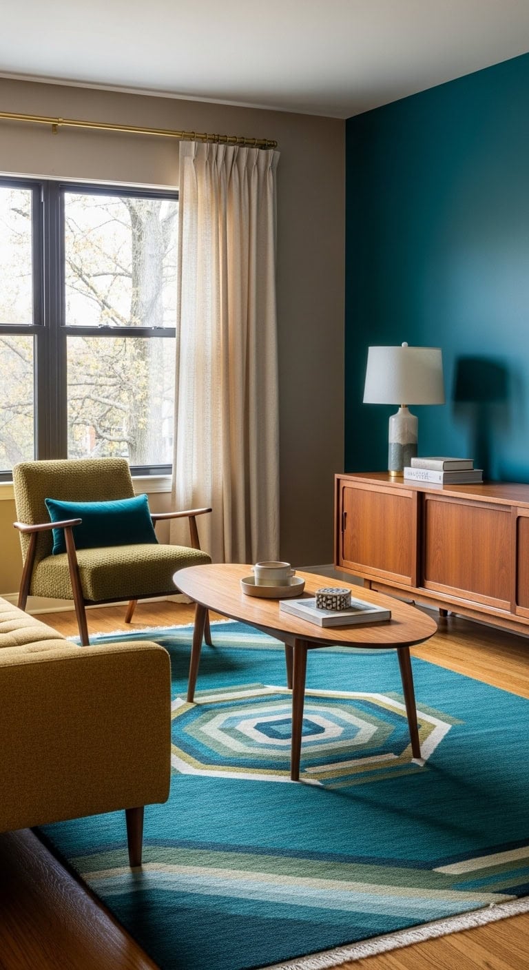 retro layered sophisticated inviting