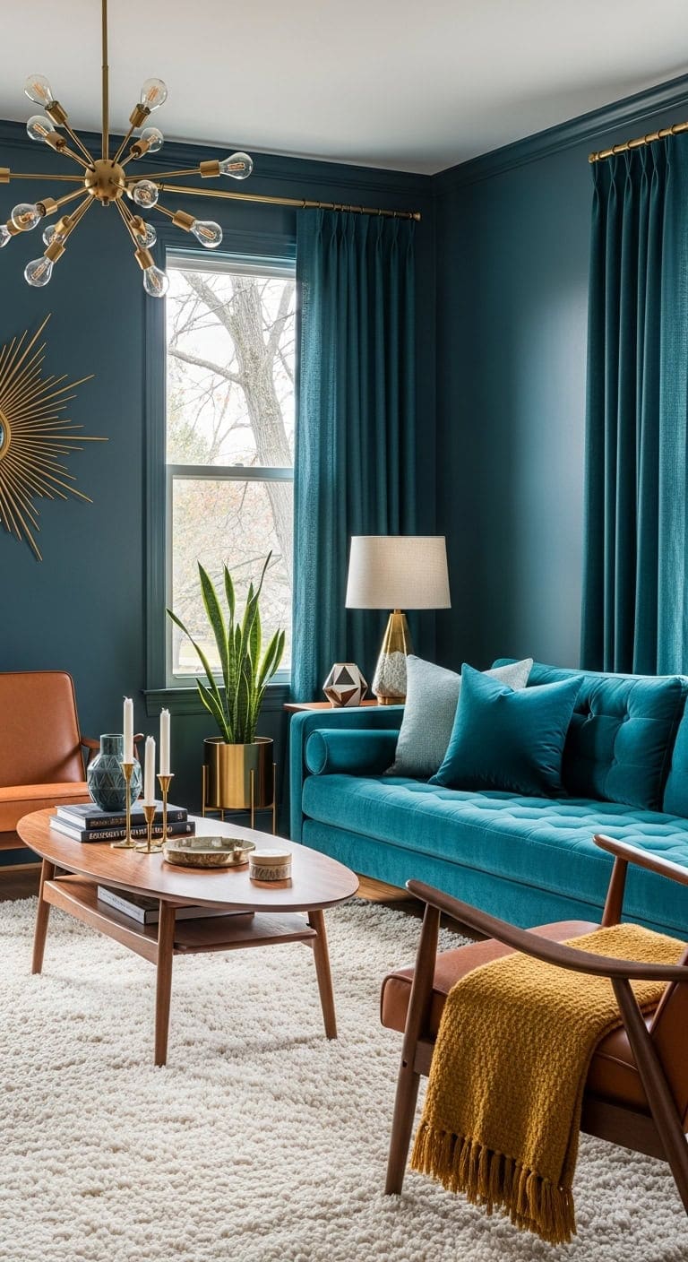 retro modern glamour starburst sophistication