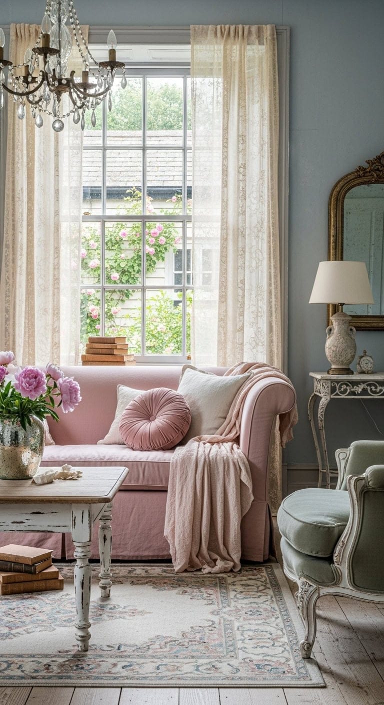 romantic vintage cottage chic aesthetic