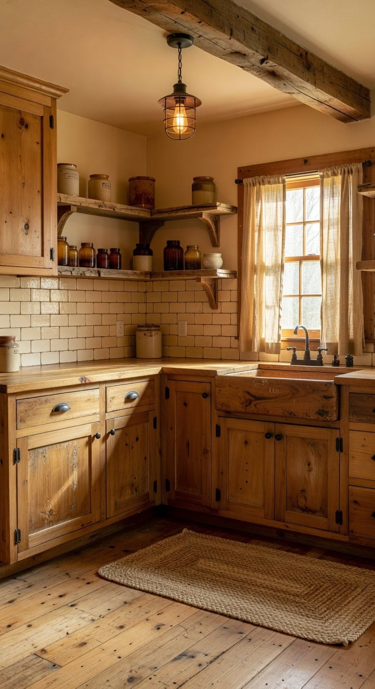 rustic authentic weathered farmhouse