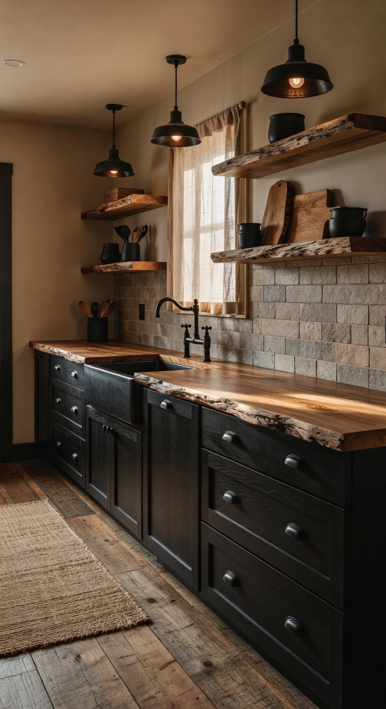 rustic contrast natural sophistication