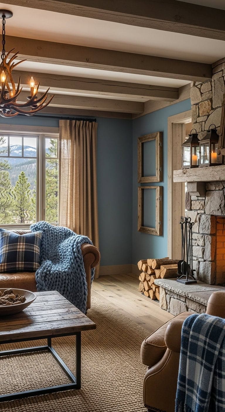 rustic cozy calming textured