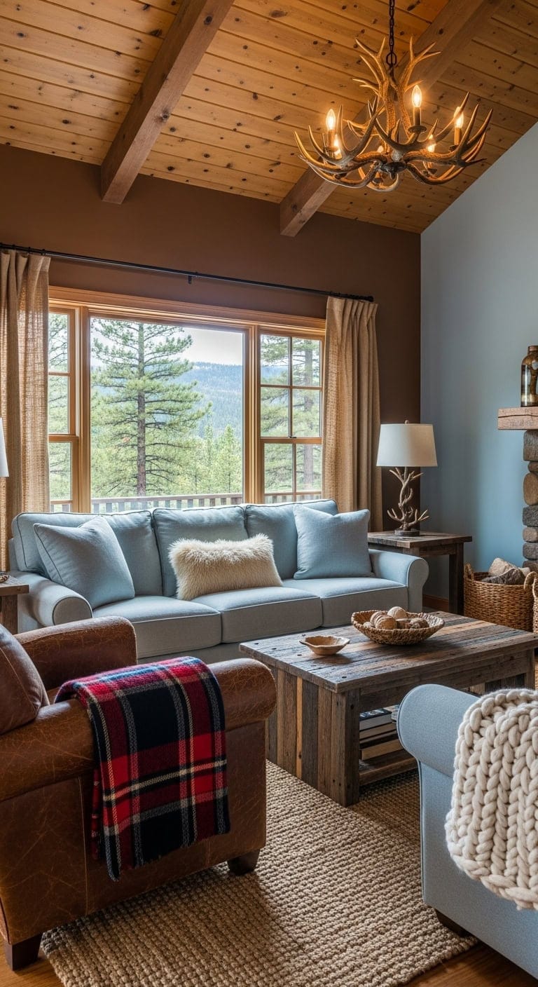 rustic cozy textured inviting