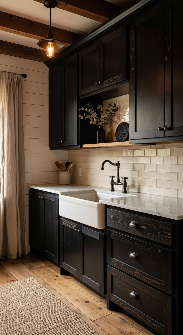 rustic dark warm textured