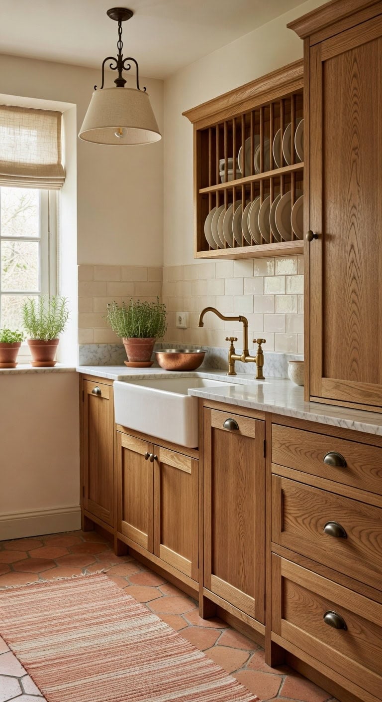 rustic european charm display storage