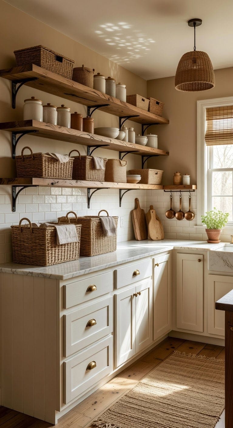 rustic textured accessible warm