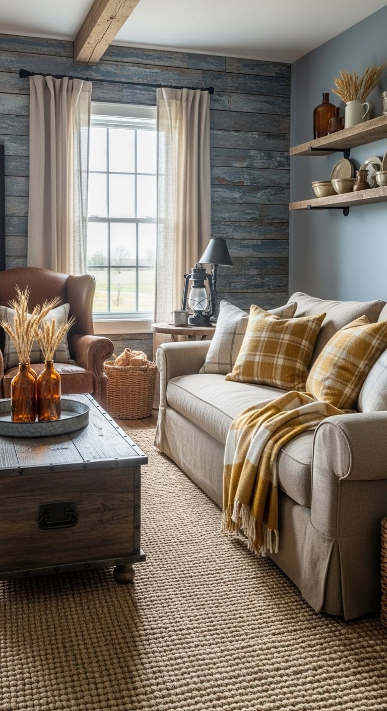 rustic weathered textured comforting