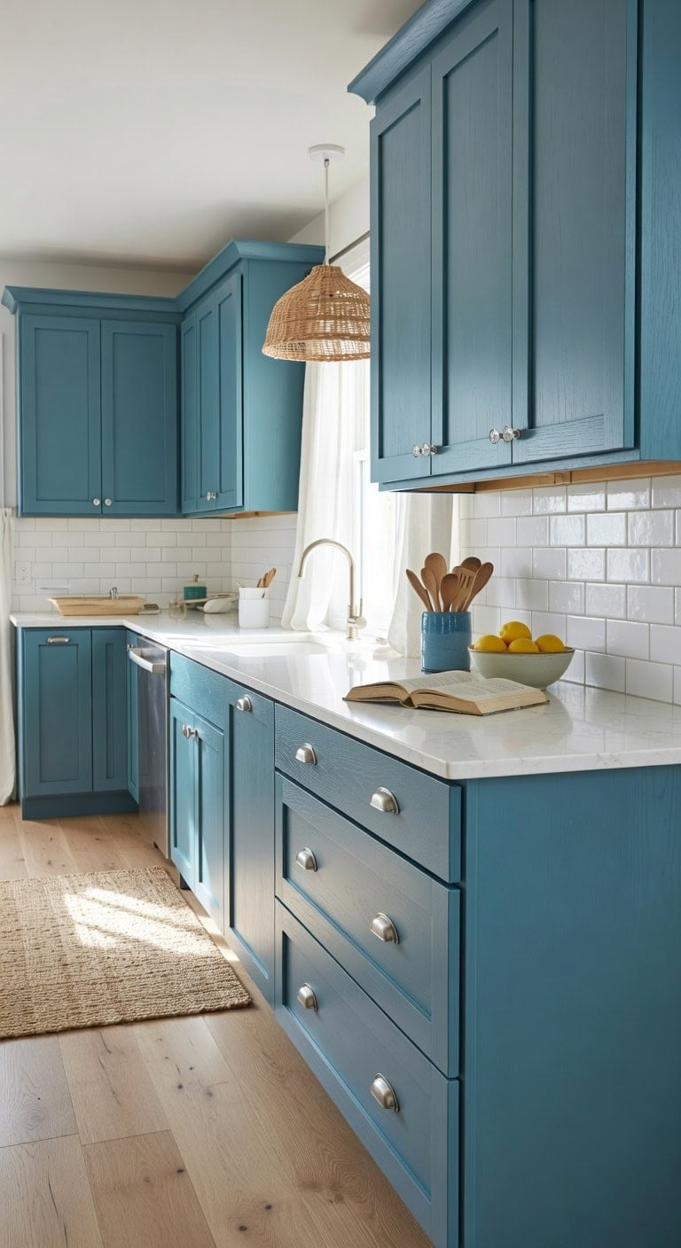 serene coastal kitchen aesthetic