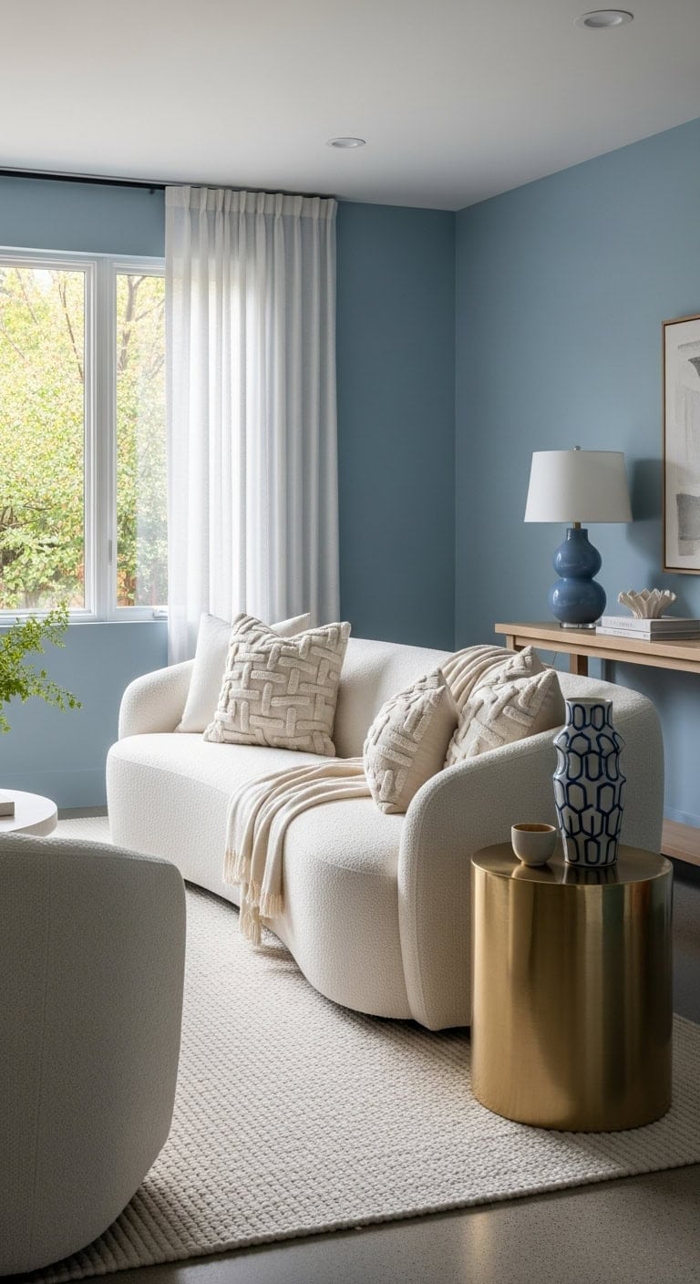 serene cozy contemporary textured