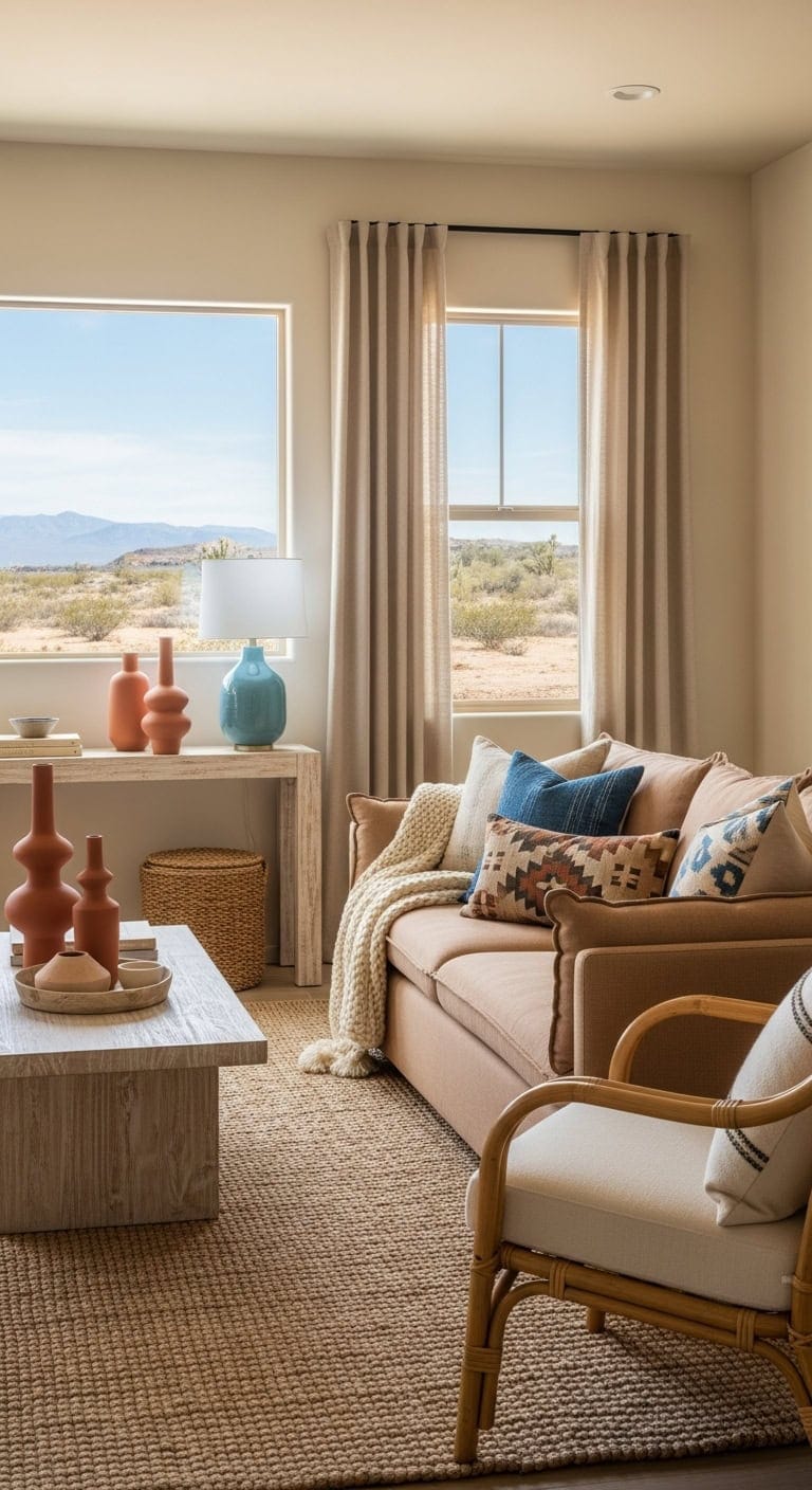 serene desert modern oasis