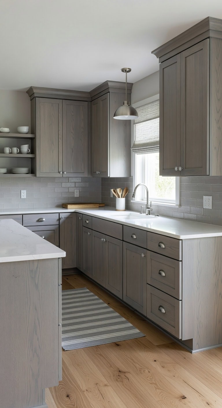 serene gray and white harmony