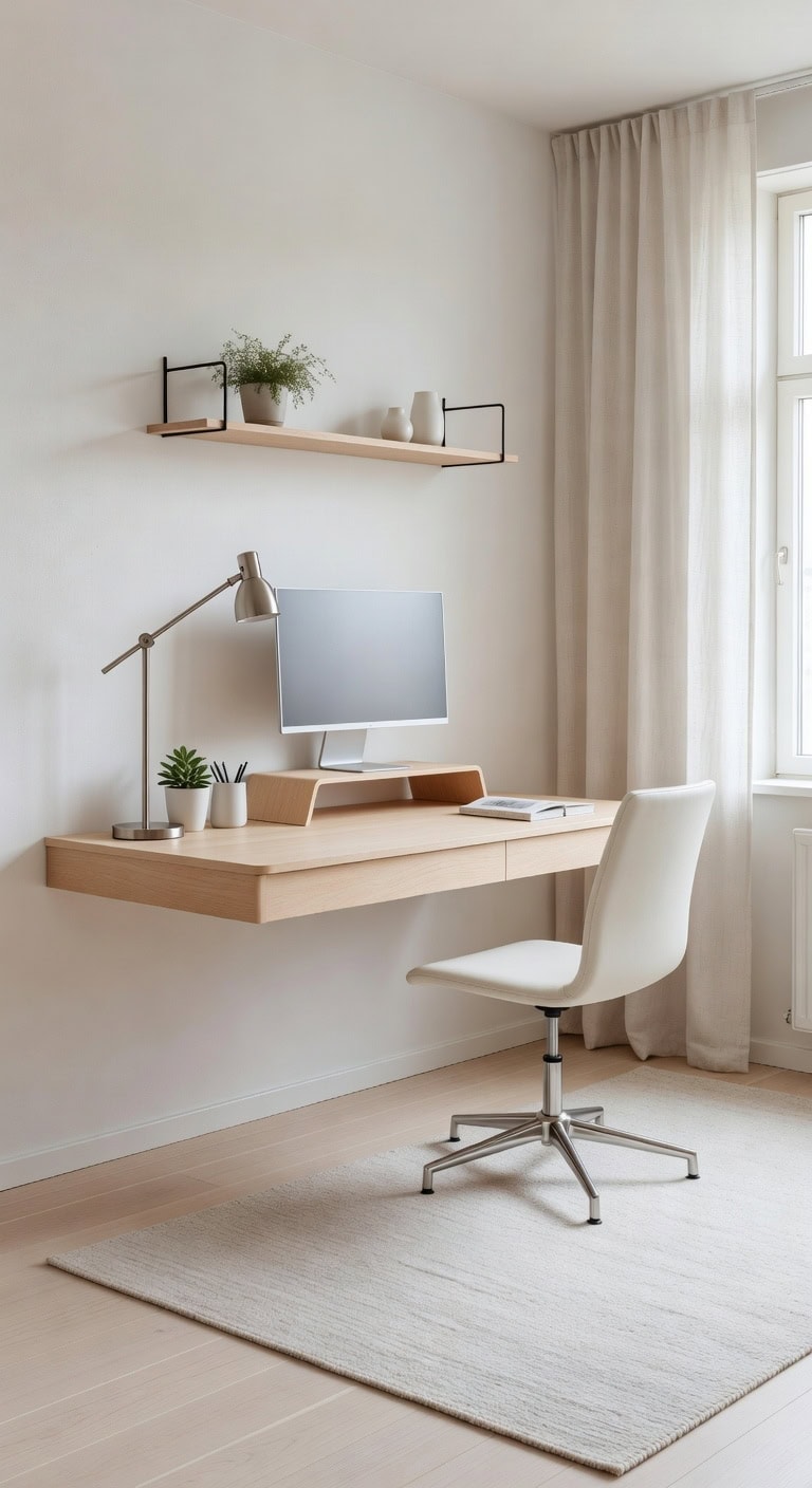 serene minimalist light filled functional