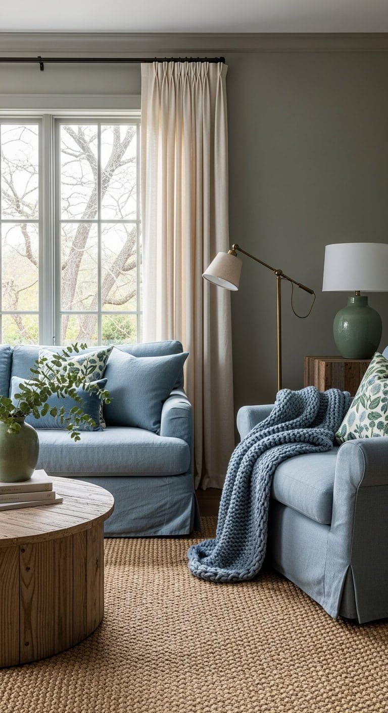 serene natural cozy balanced