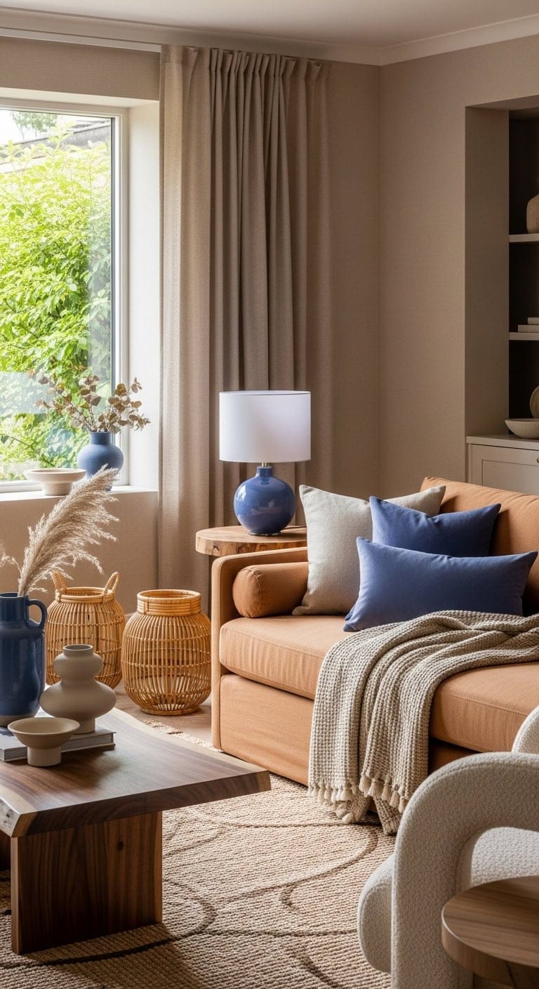 serene natural layered grounded