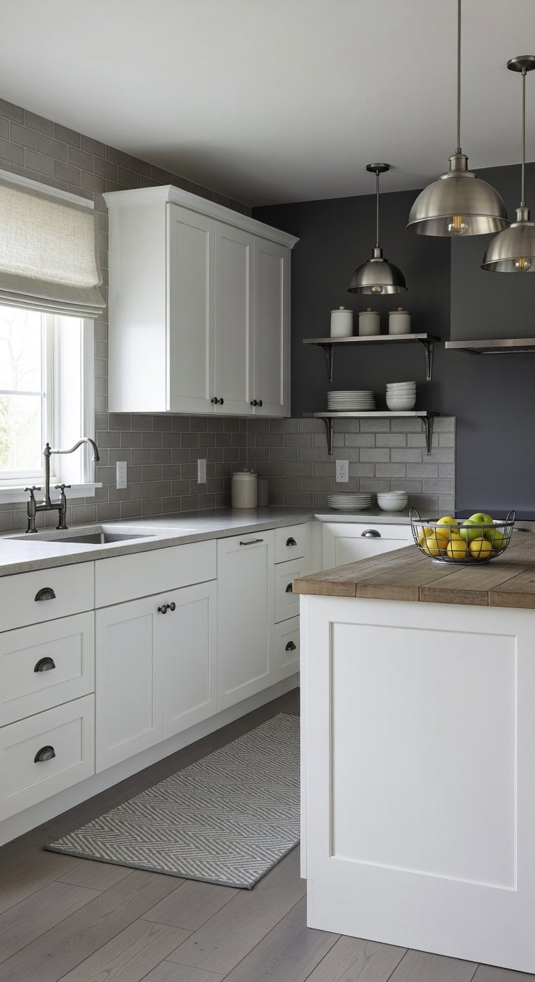 soft industrial edge with gunmetal gray