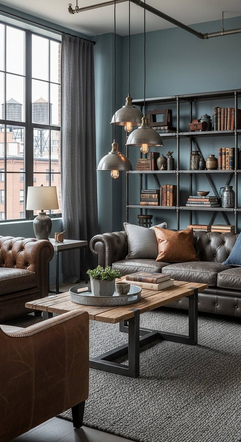 soft meets industrial harmonious balance