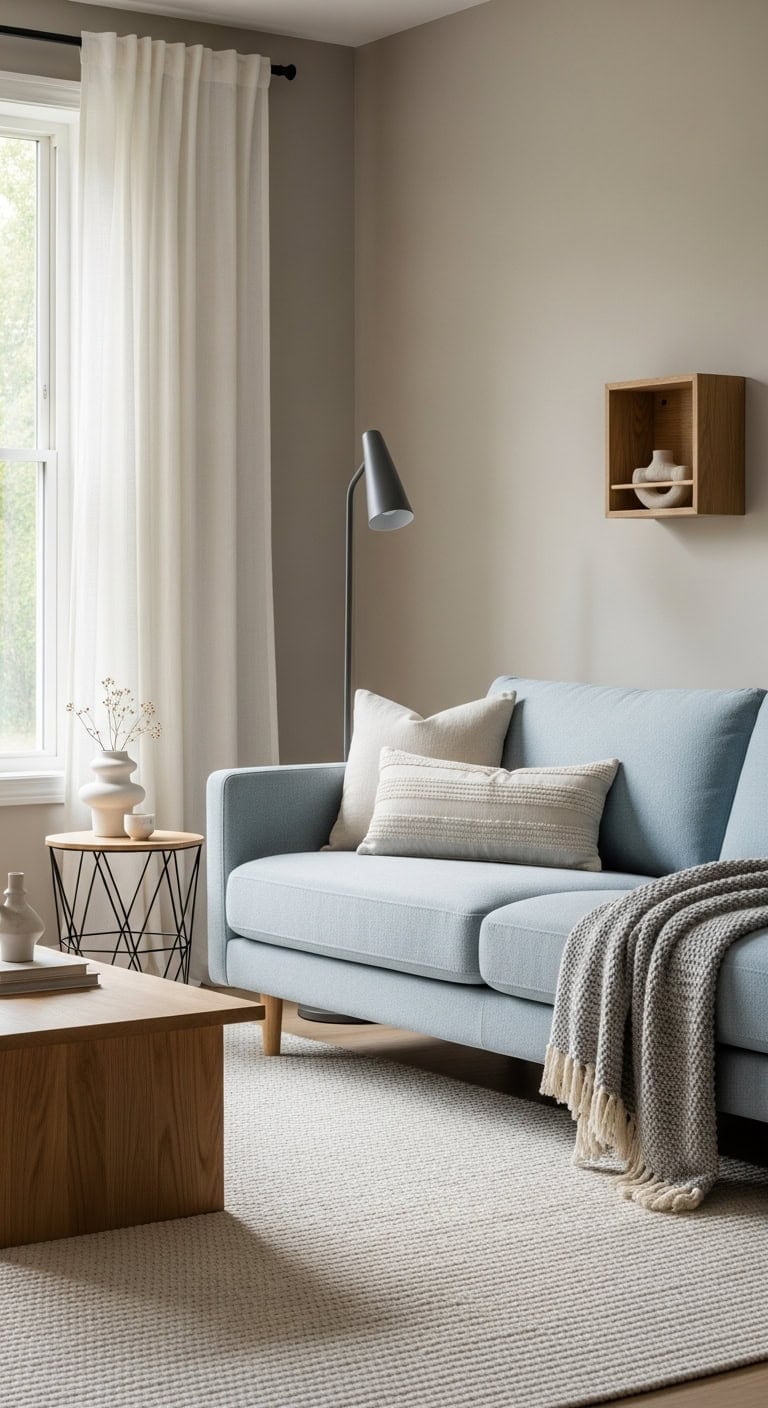 soothing minimalist purposeful serene