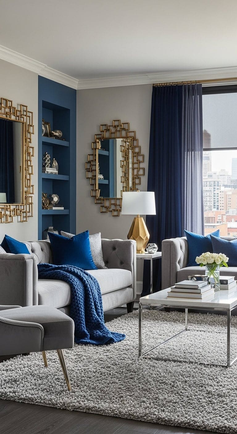 sophisticated luxury velvet and sapphire