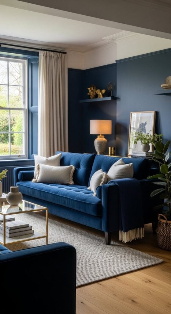 23 Navy Blue Living Room Decor Ideas to Elevate Your Space