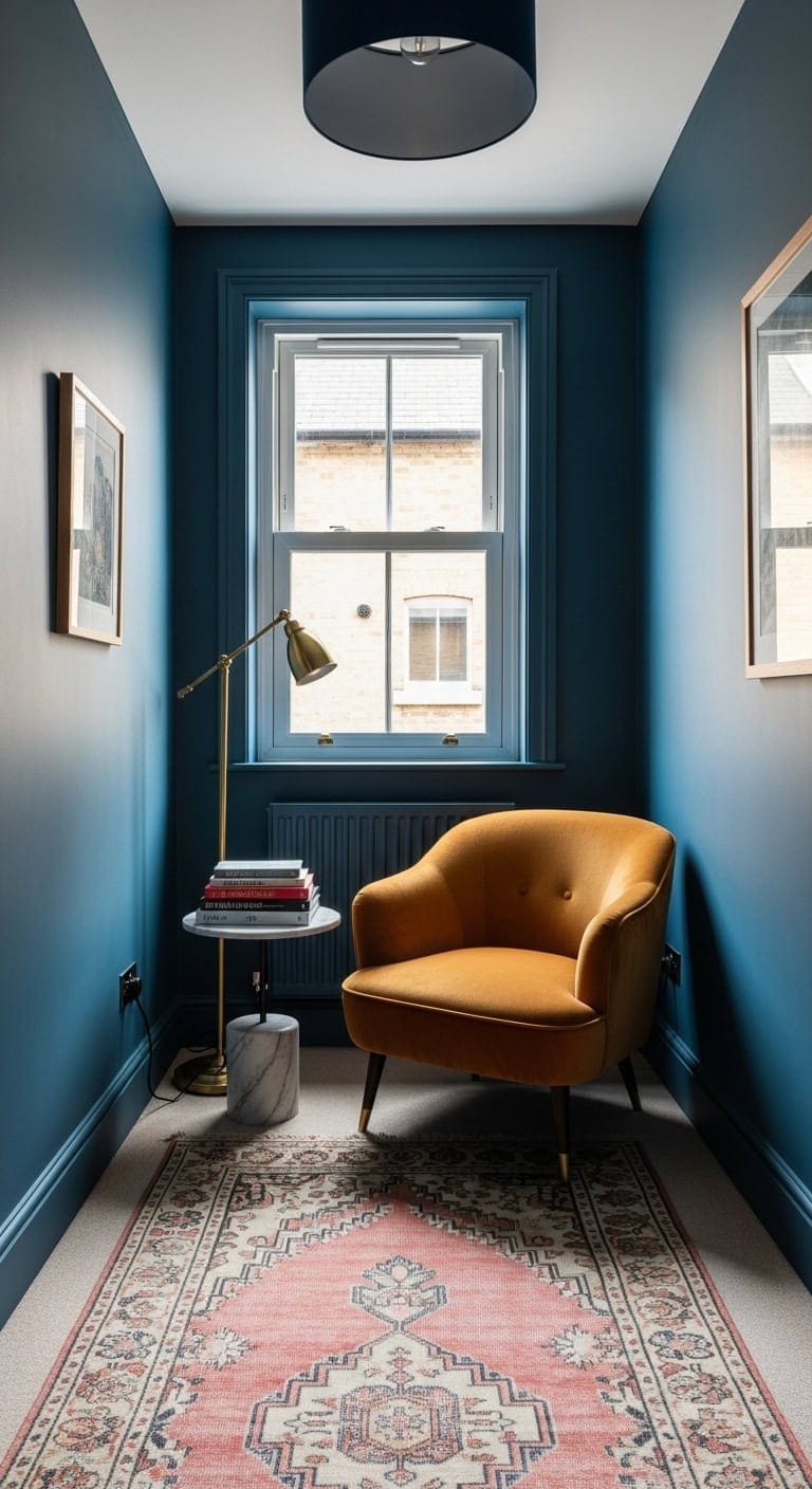 sophisticated navy crisp white cozy elegance