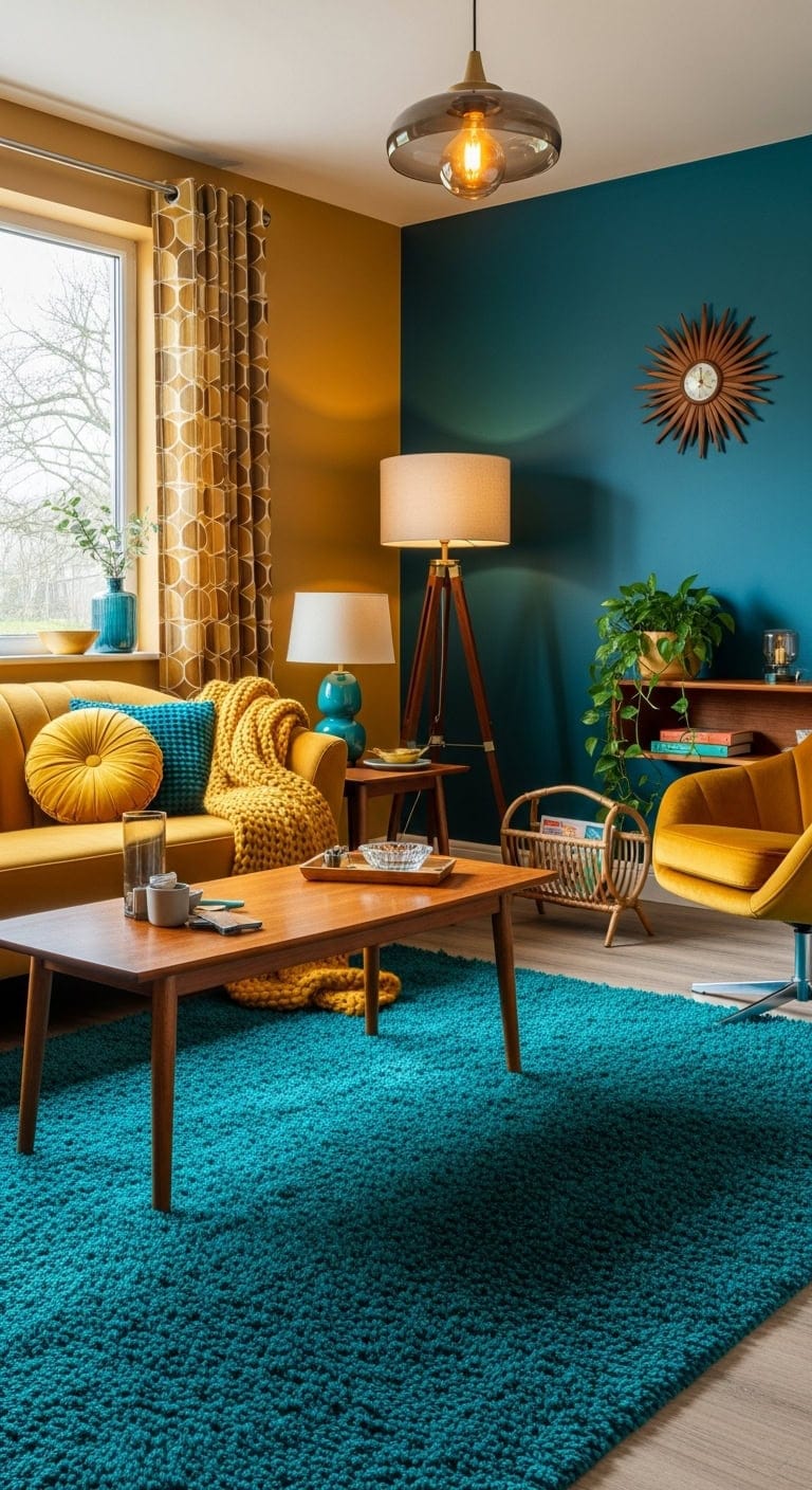 sophisticated retro 70s home decor