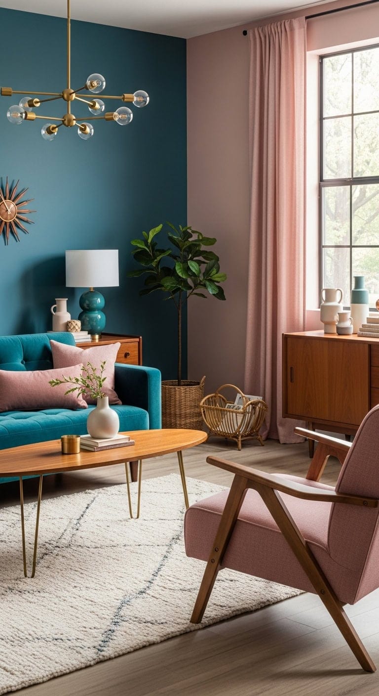 sophisticated retro femininity harmonious blend