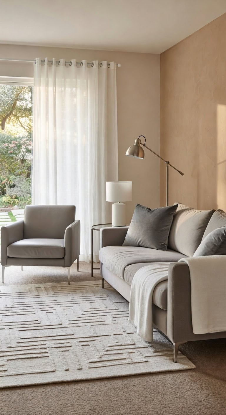 sophisticated yet inviting modern living