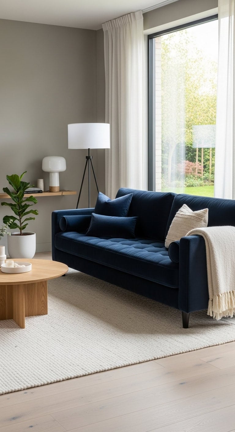 sophisticated yet simple minimalist living room