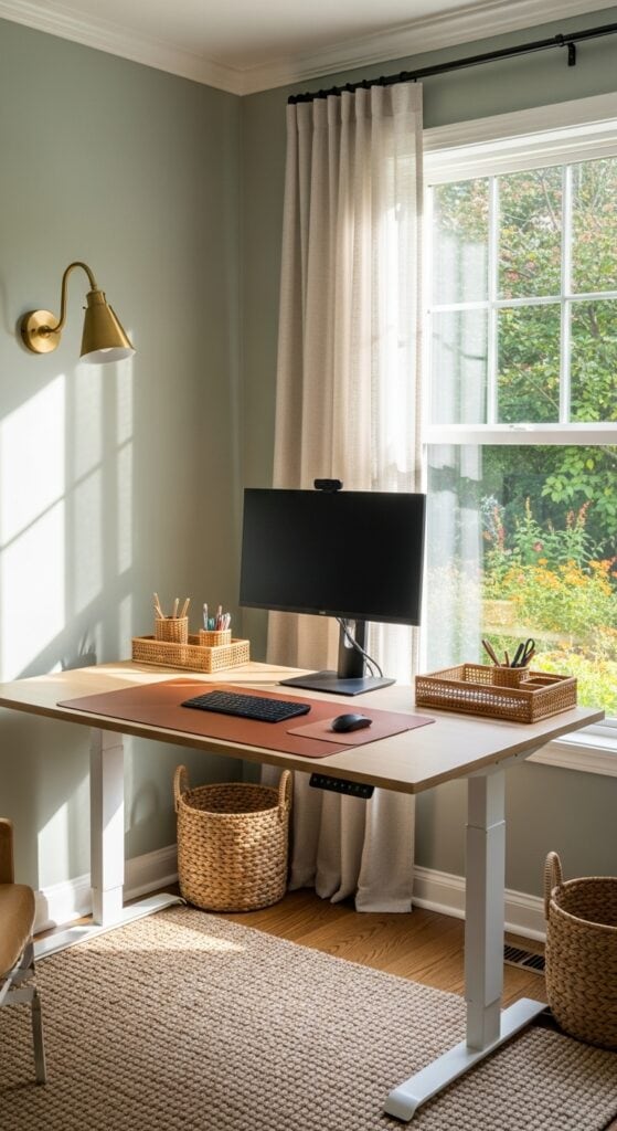 17 Standing Desk Home Office Designs for Active, Modern Professionals