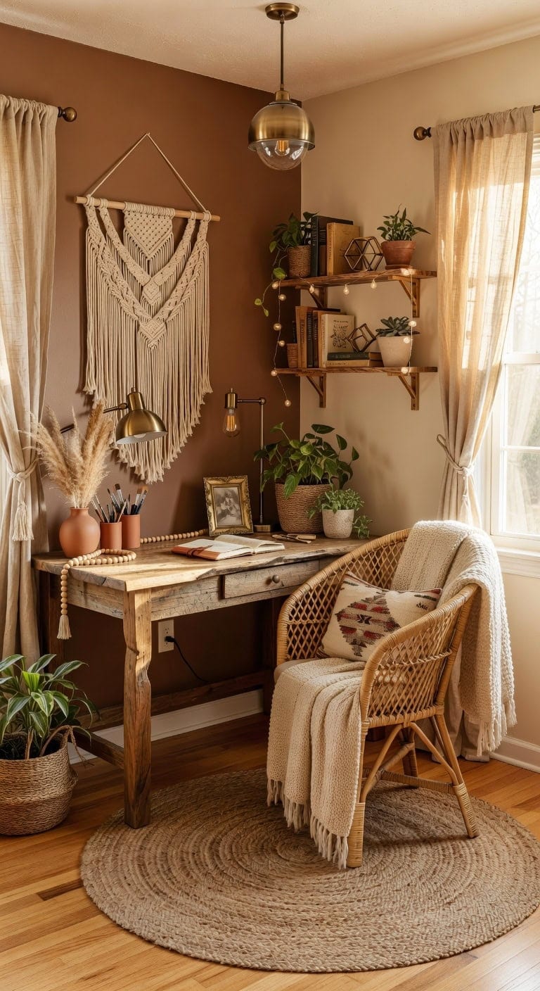 textured cozy earthy inspiring