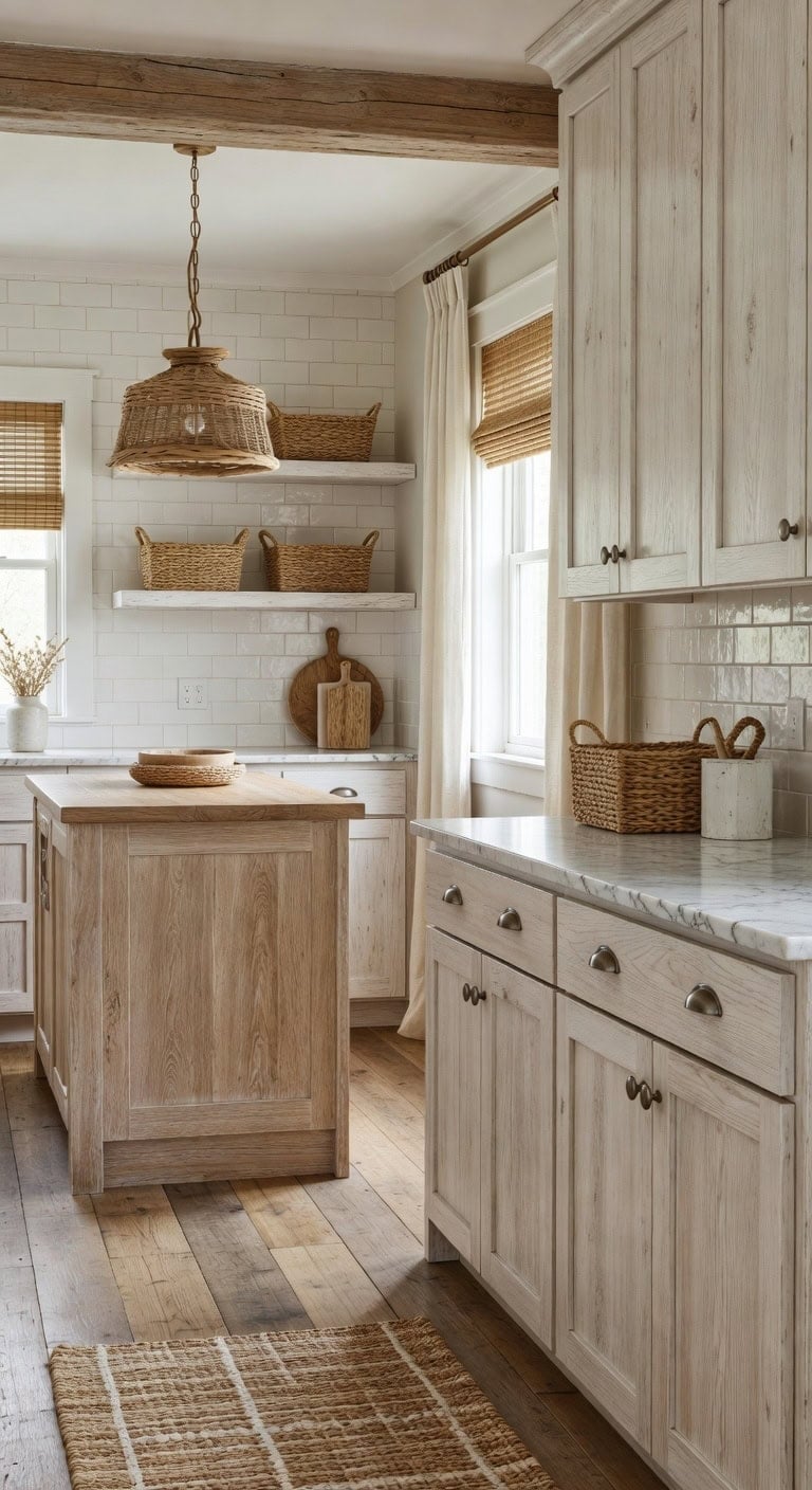 textured wood tone whitewashed finish