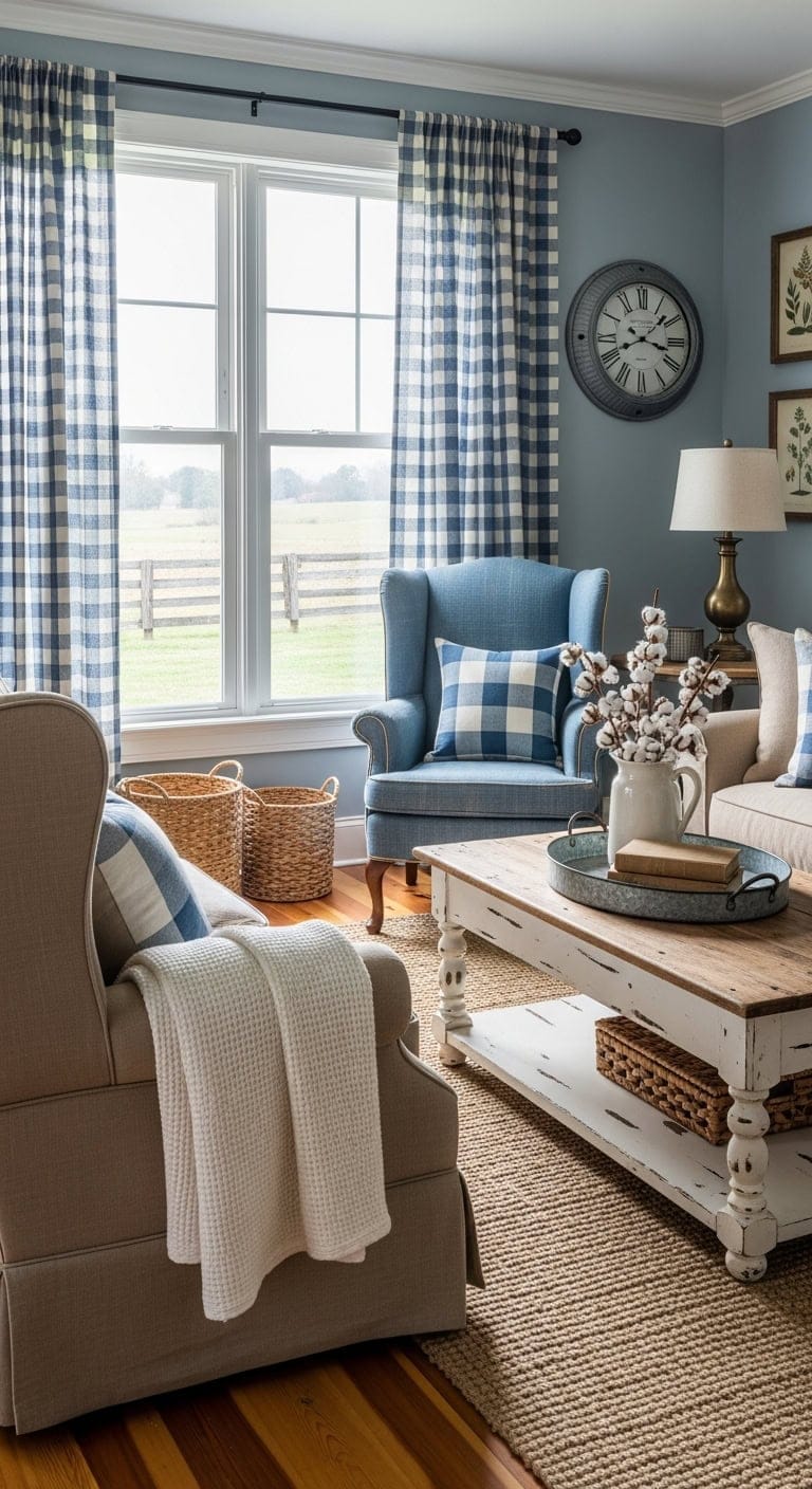 timeless country charm farmhouse gingham
