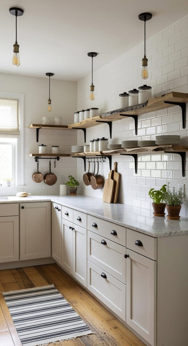 timeless modern industrial kitchen backdrop