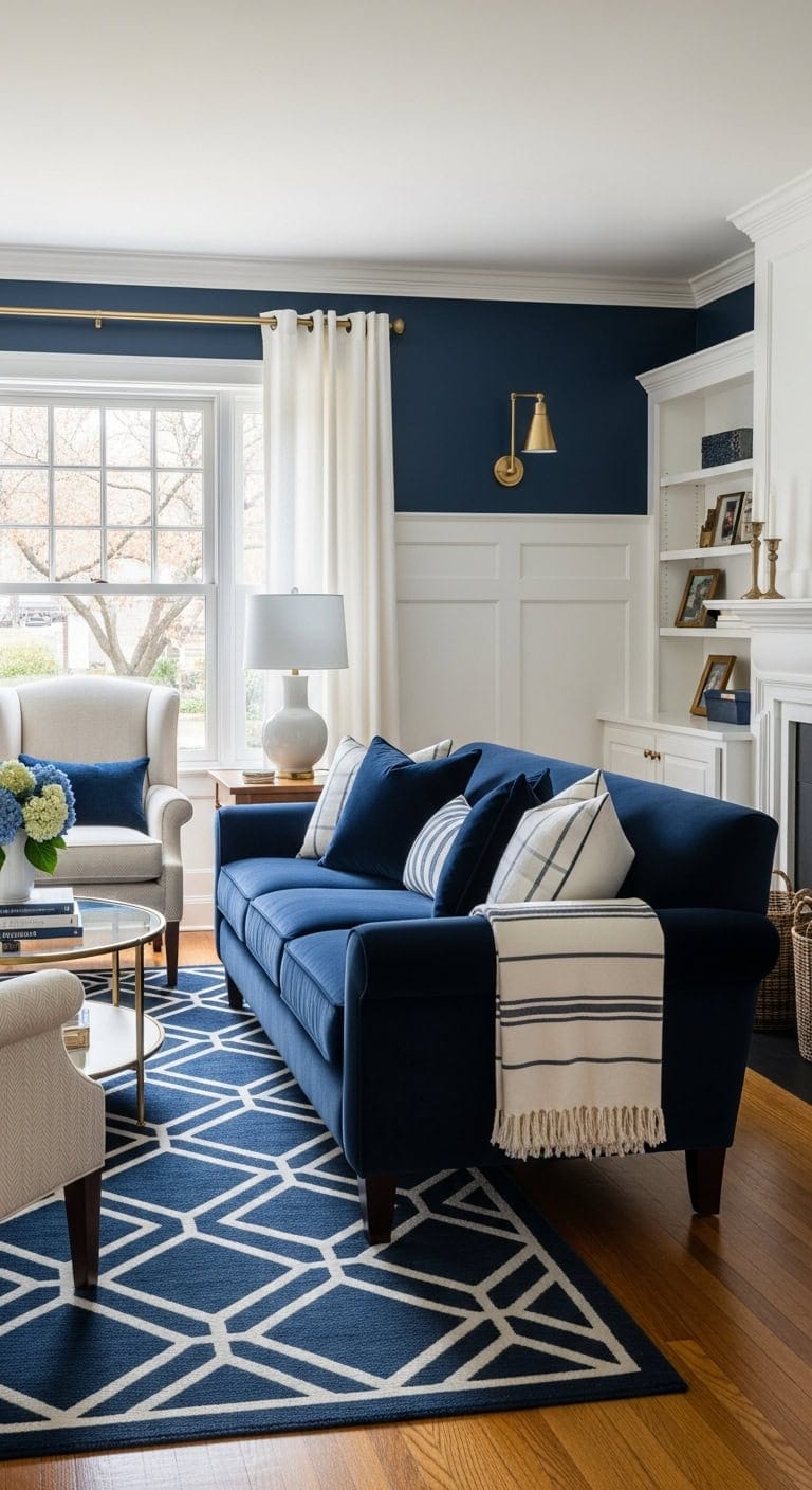 timeless sophisticated living room palette