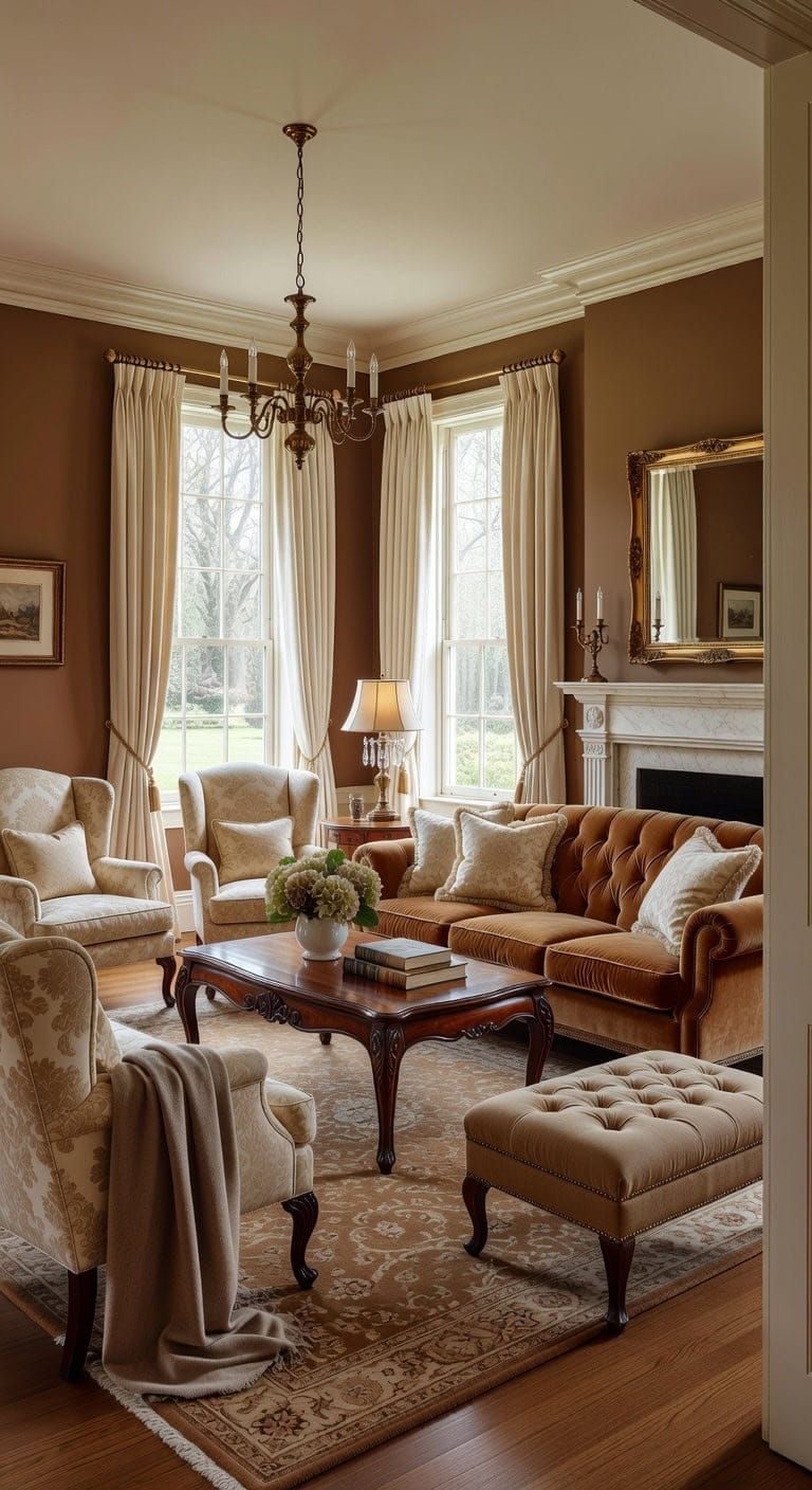 timeless traditional living room elegance