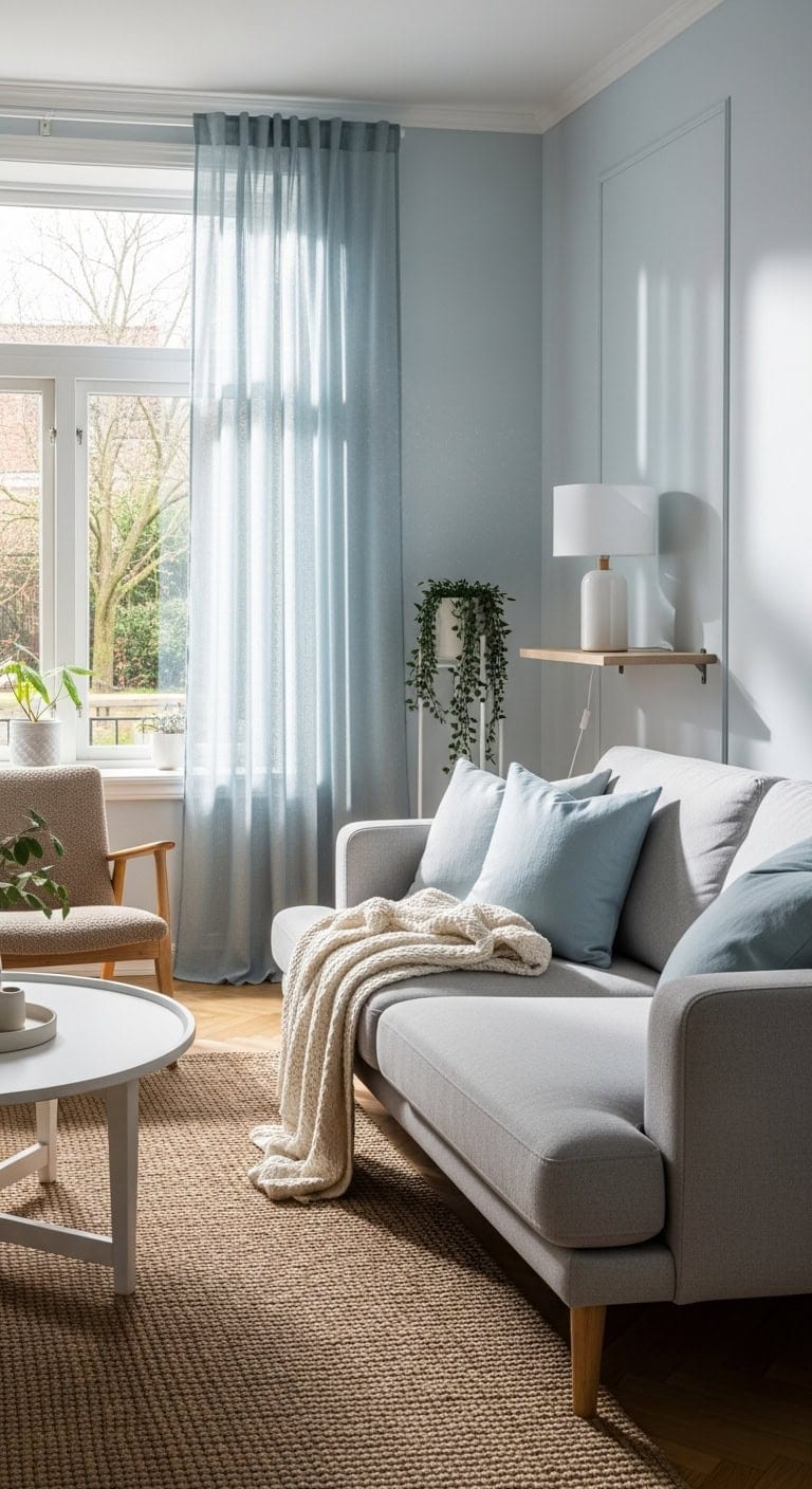 tranquil scandinavian linen light softness