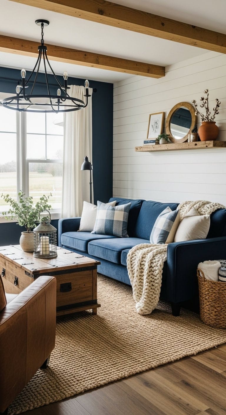 unexpected elegance in farmhouse comfort