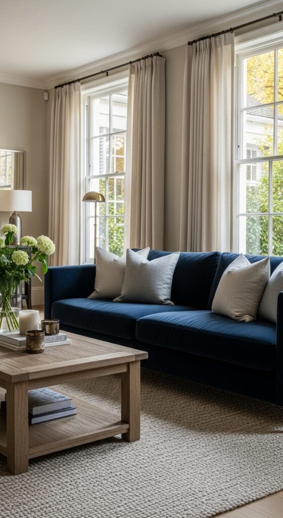 23 Blue Couch Living Room Ideas That Work With Every Shade