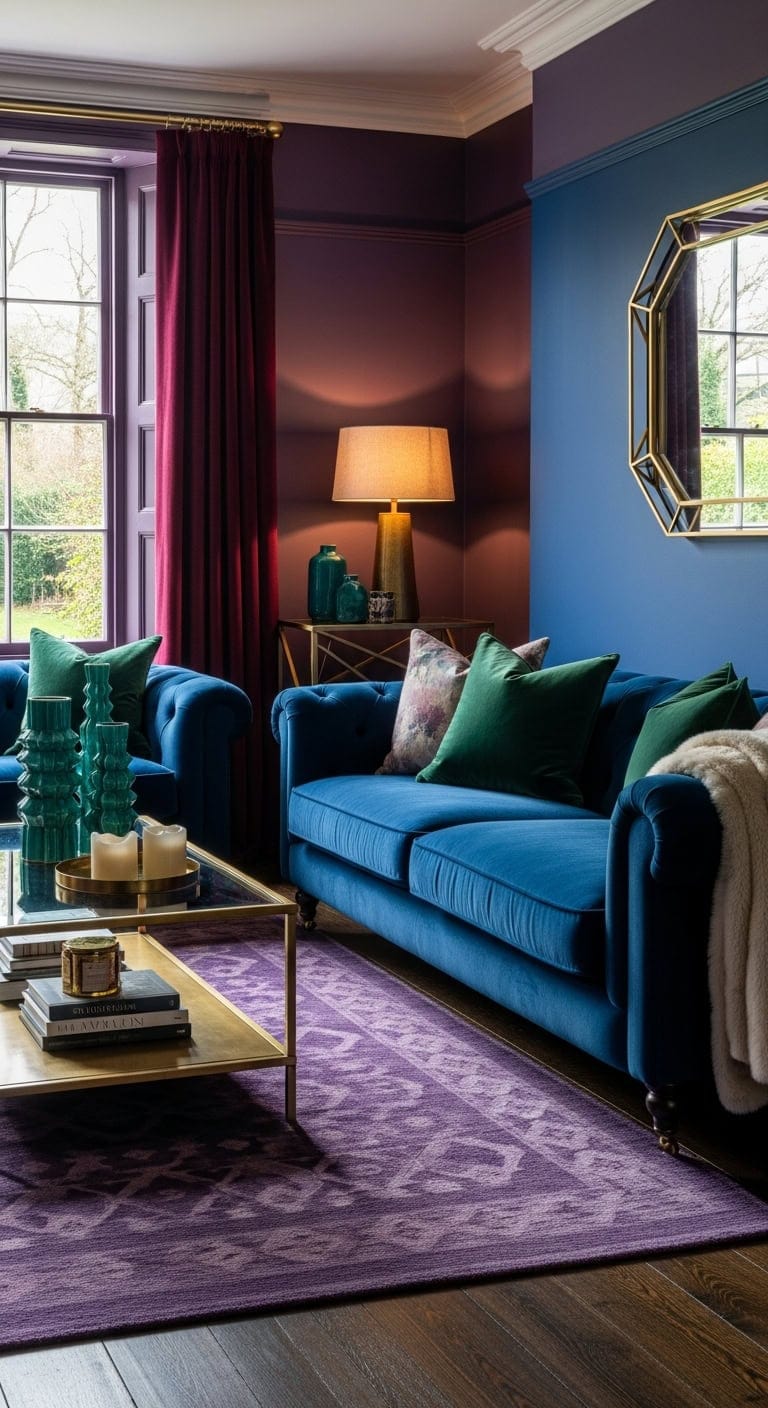vibrant jewel toned rich layered cozy