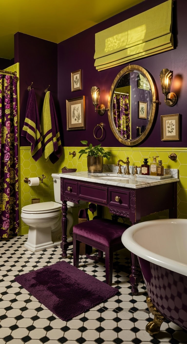 vibrant maximalist dramatic luxurious
