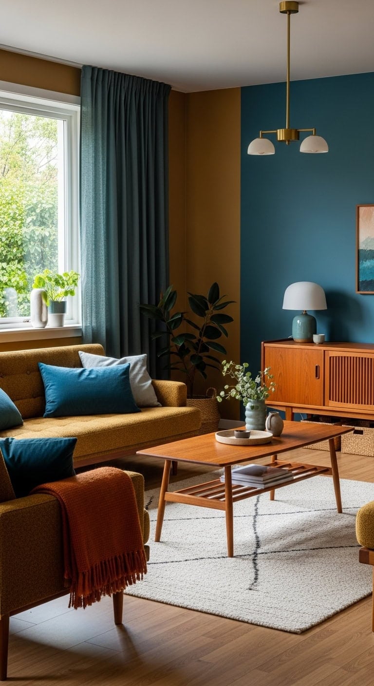 vintage charm modern comfort teak and teal