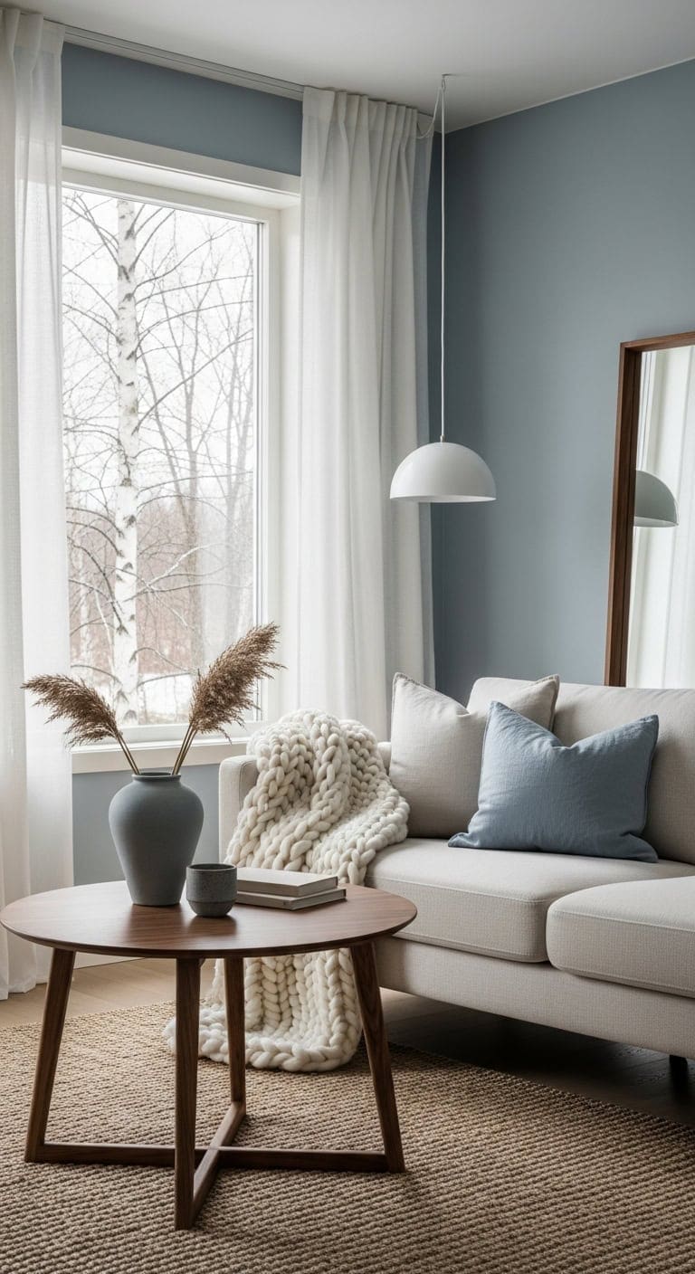 warm calm contrasting inviting