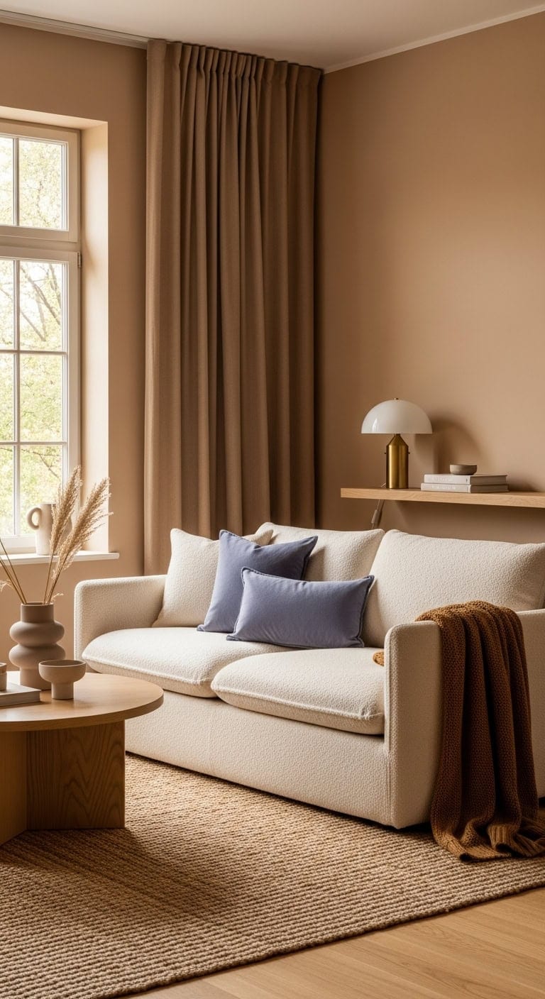 warm cozy minimalist lived in