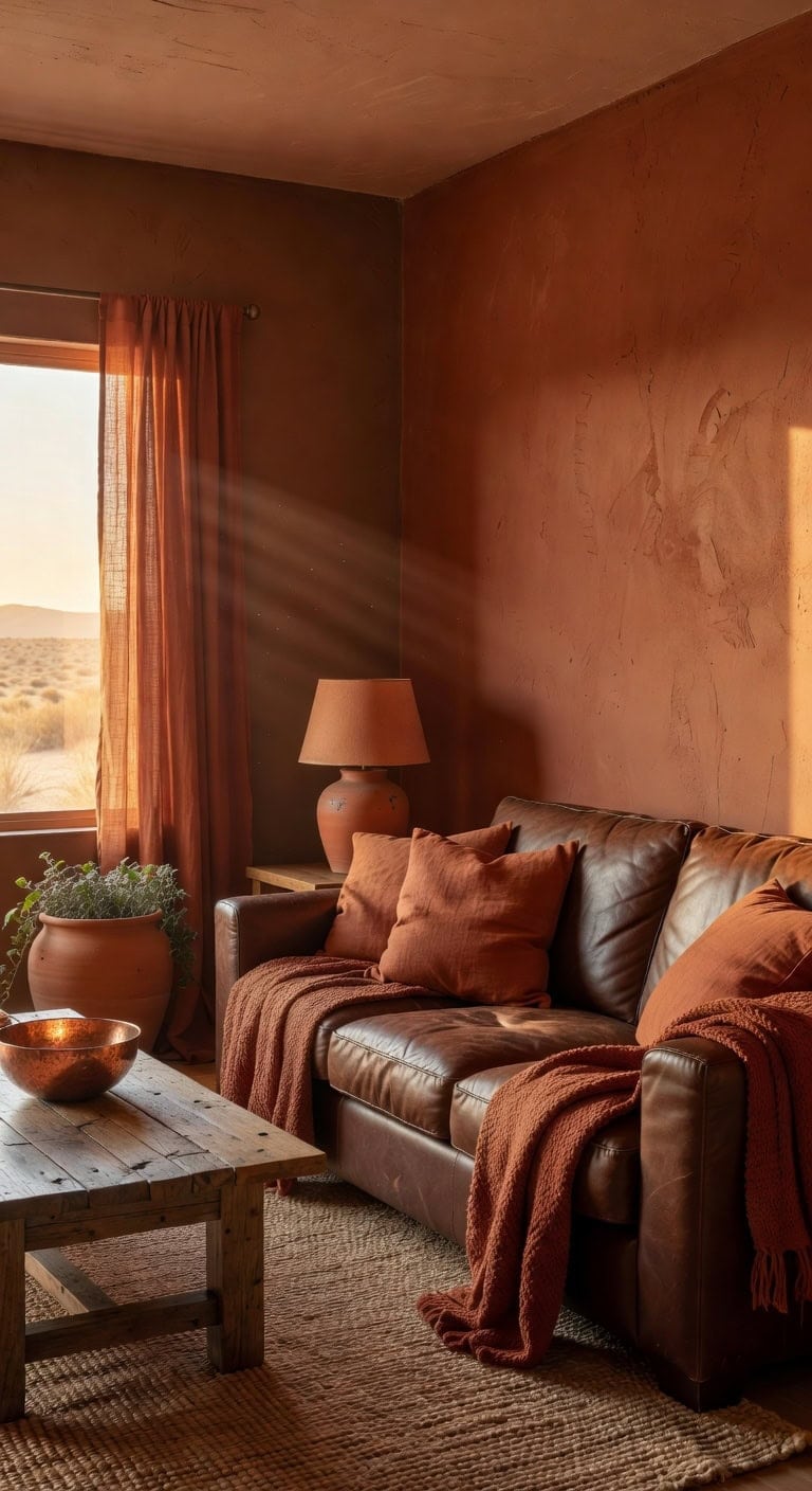warm earthy grounded sanctuary