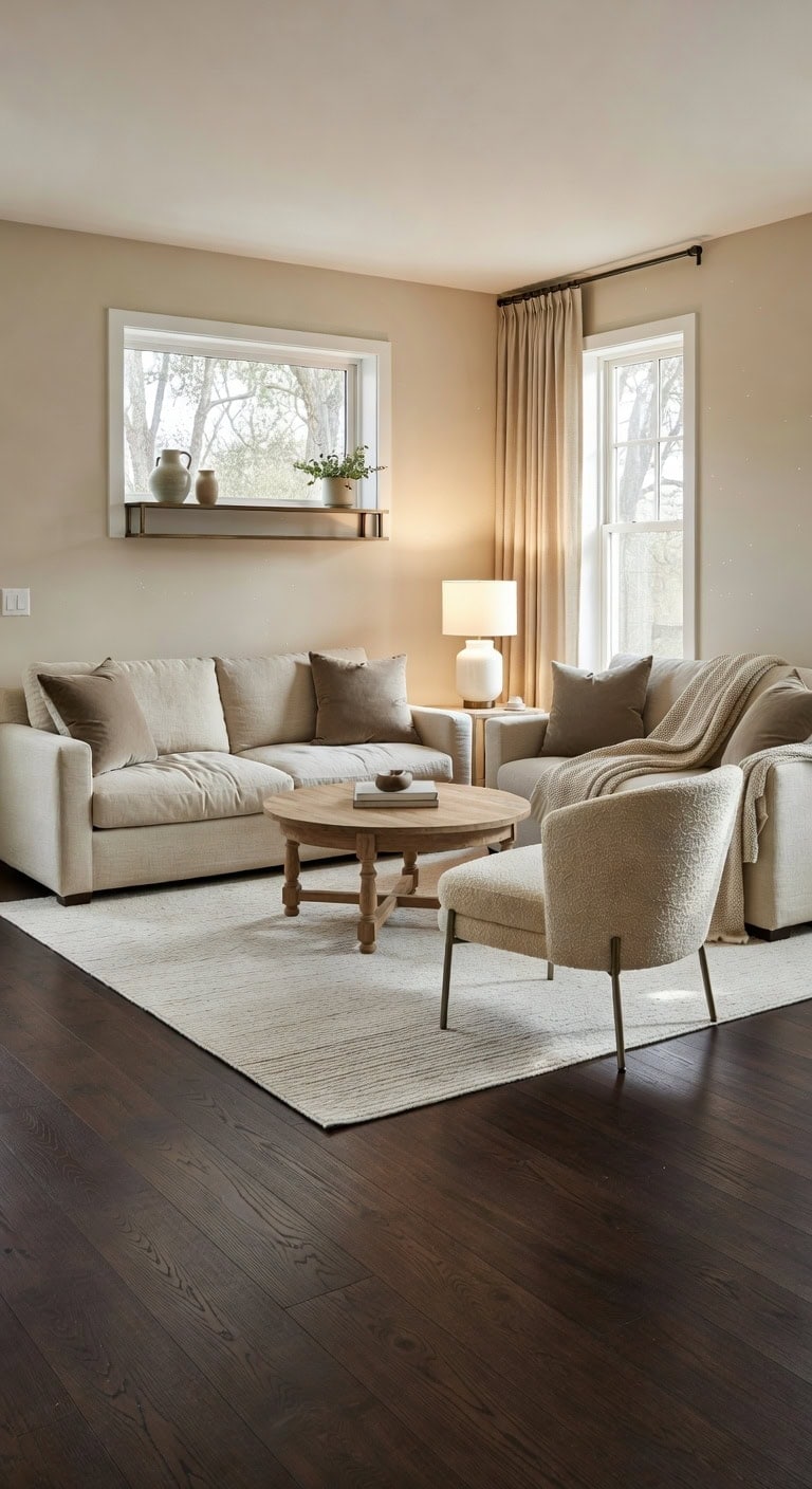 warm neutral contemporary laminate oasis