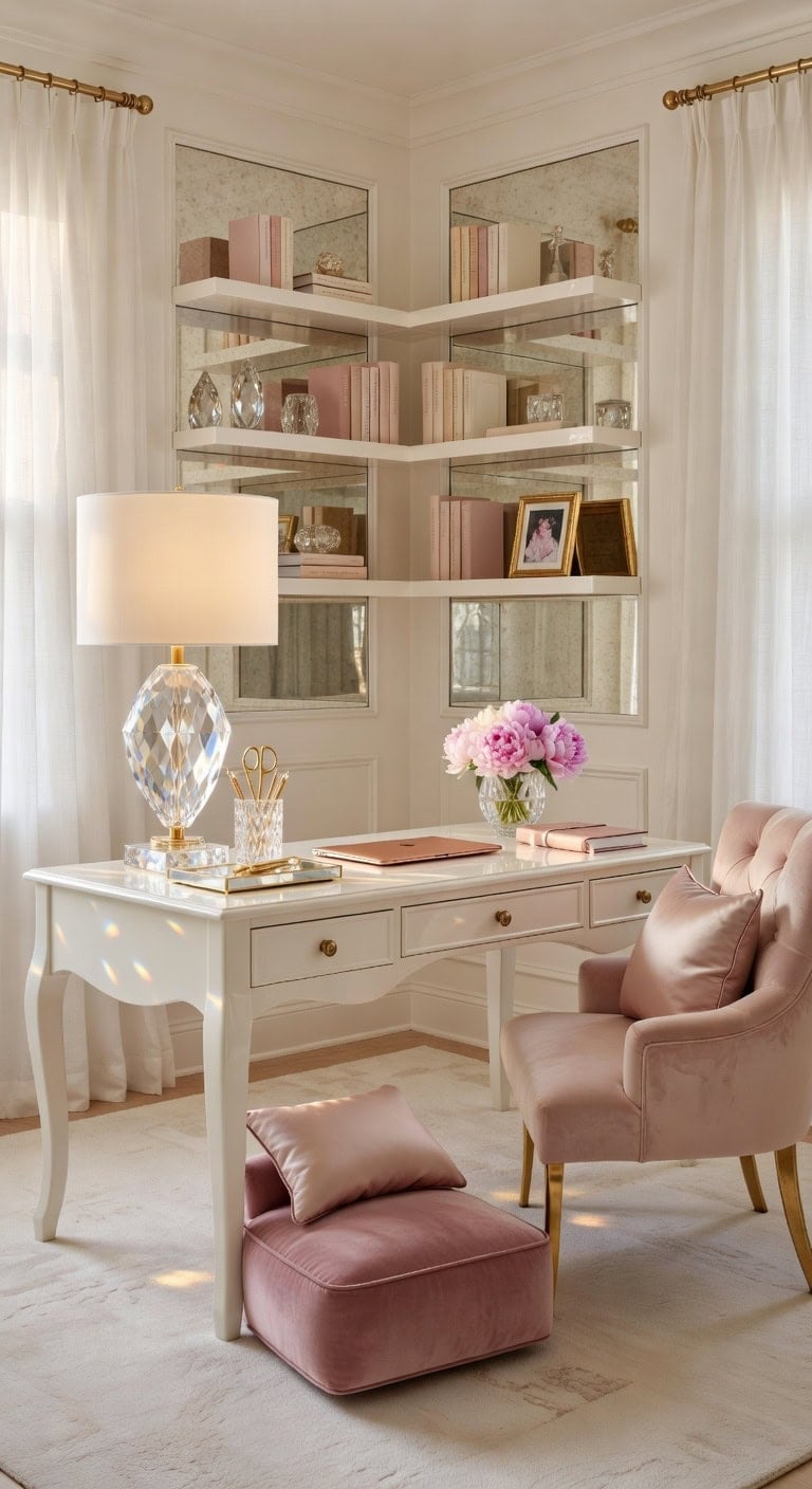 warm reflective feminine sophisticated