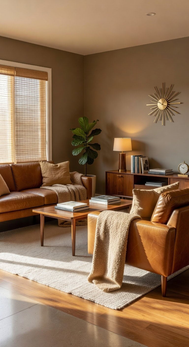 warm retro sleek textured